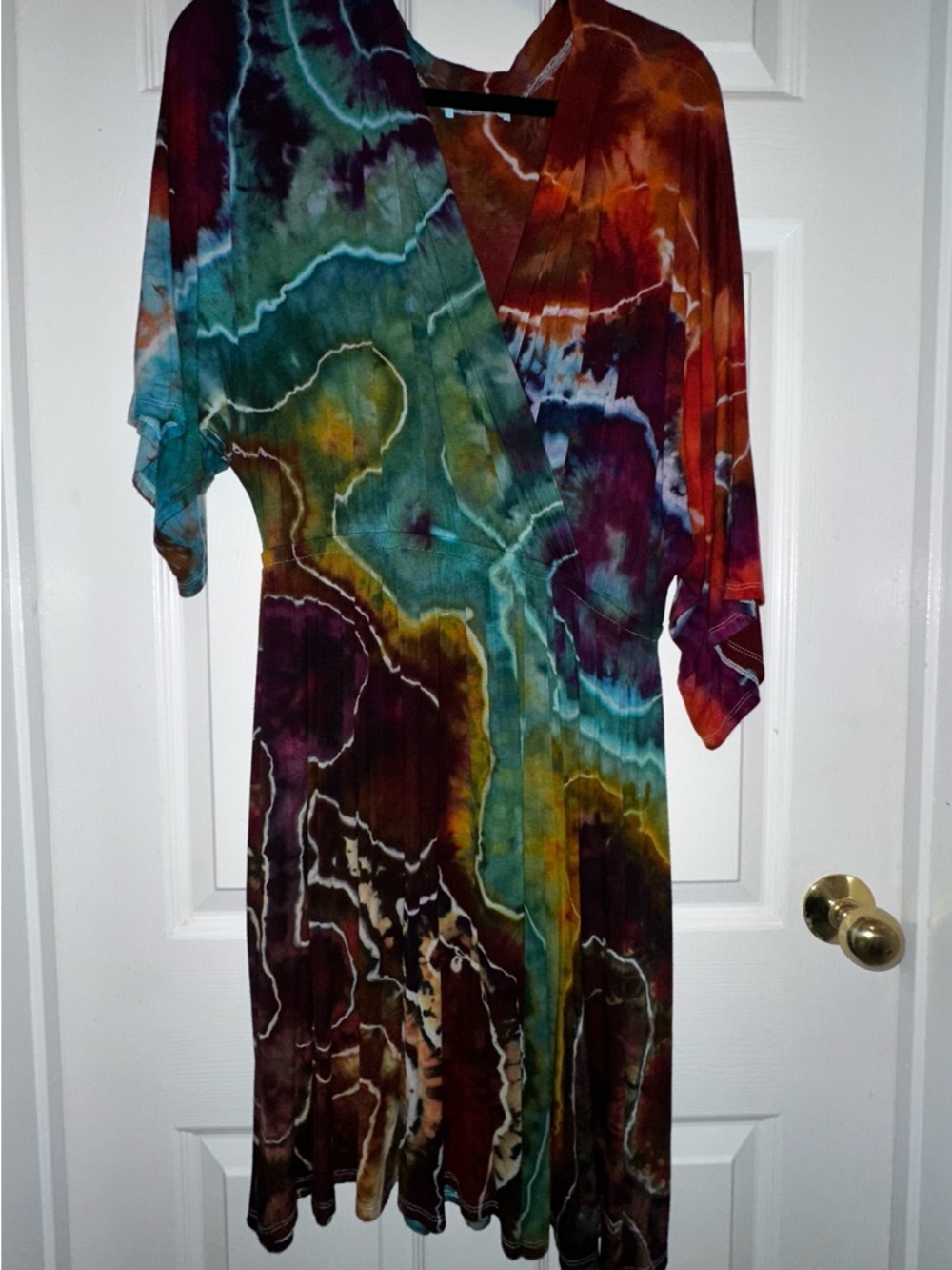 Thriving in Tie Dye: Wrap dress